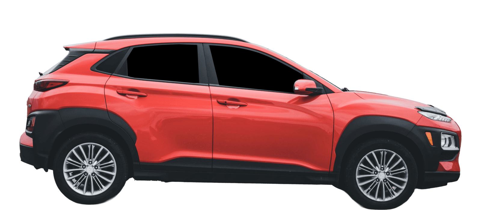 Hyundai Kona, side profile